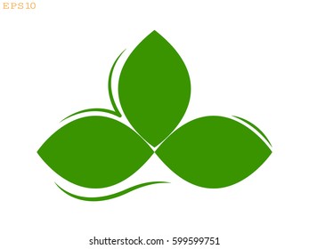 leaves, logo, icon, vector illustration eps10
