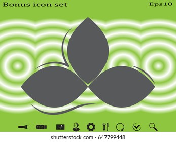 leaves, logo, icon, vector illustration eps10
