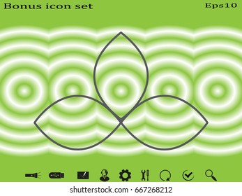 leaves, logo, icon, vector illustration eps10