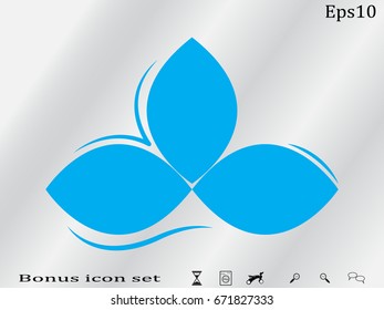 leaves, logo, icon, vector illustration eps10