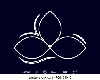 leaves, logo, icon, vector illustration eps10