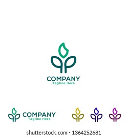 Leaves Logo Spa Beauty Inspiration