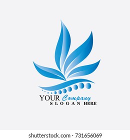 Leaves logo symbol