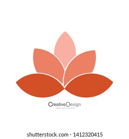 The leaves and logos are orange and creative.