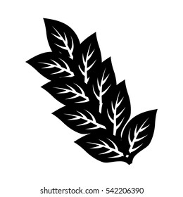 Leaves natural concept icon vector illustration graphic design