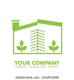 El concepto de hojas y logotipo natural. Plantilla de diseño del logotipo del vector.