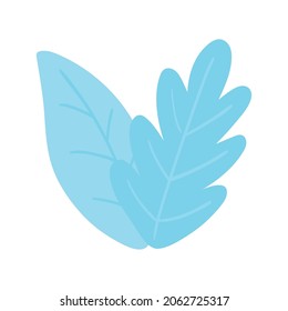deja aislado el icono botánico de la naturaleza