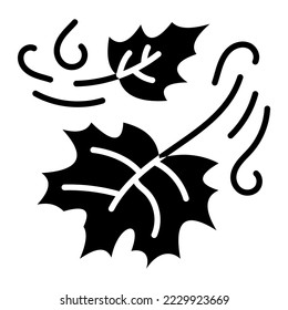 Leaves, nature, forest  icon in modern style for website mobile logo app UI design. simple vector icon. 