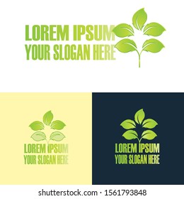 Leaves Nature Logo Icon Element Design Illustration
