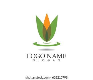 leaves  nature logo and symbol