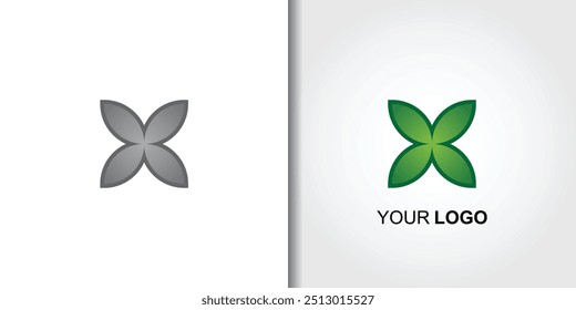 Conjunto de logotipo de Plantilla de la naturaleza