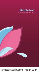 Leaves on background