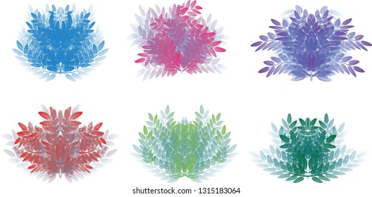Leaves on a beautiful background