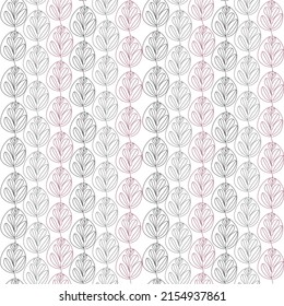 Leaves on a white background
