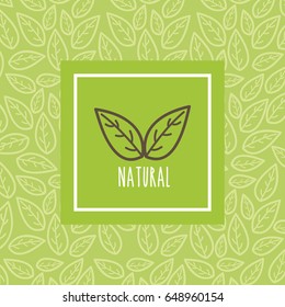 leaves organic icon