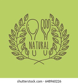 leaves organic icon