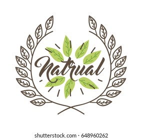 leaves organic icon