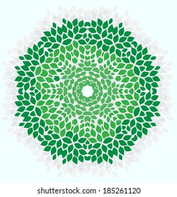 Leaves ornament