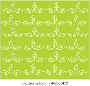 leaves outline vector
