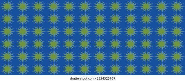 Leaves pattern abstract decorative geometric for gift wrapping paper and for background template green and blue background colors