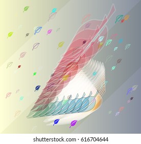 leaves pattern art