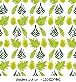 Leaves pattern background