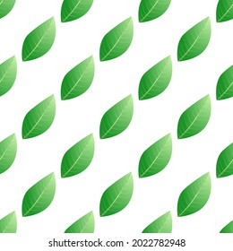 Leaves pattern background. Abstract seamless background. Vector illustration. Wrapping paper.