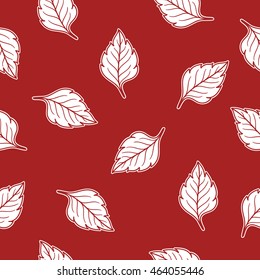 leaves pattern background autumn colorful print texture seamless free fall icon logo nature illustration