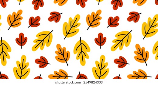 leaves pattern background. autumn leaf seamless pattern. leaf pattern background. seamless pattern leaves background.