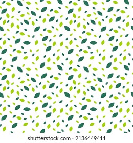 Deja el fondo del patrón verde sobre fondo blanco. Naturaleza natural vectorial transparente