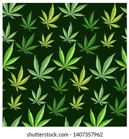 a leaves pattern background, vector it can be use for printing any where.