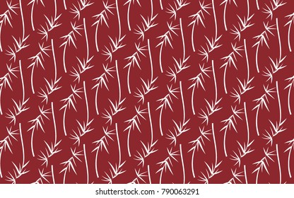 Leaves Pattern. Bamboo Leaves. Beautiful Leaves Pattern for Textile, Paper, Packaging Paper, Tile, Fabric, Wallpaper, Postcard. Leaves Background. Bamboo Twigs. Bamboo Ornament. Bamboo Foliage.