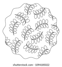 leaves pattern design