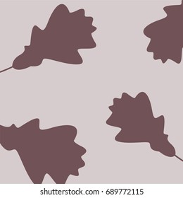 Leaves pattern design background illustration.