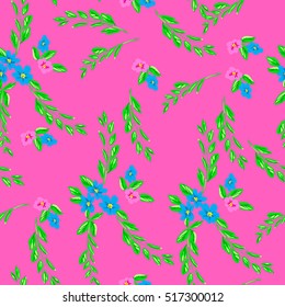 Leaves pattern effect overlay background. Floral pattern meadow flowers and leaves. Vector spring leafs backdrop