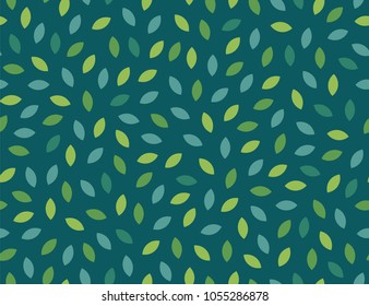 Leaves Pattern. Endless Background. Seamless