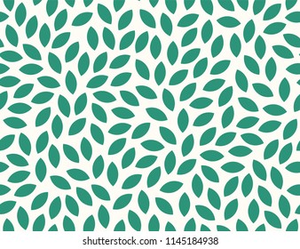 Leaves Pattern. Endless Background. Seamless