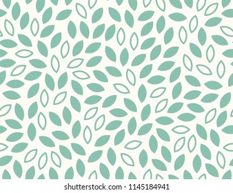 Leaves Pattern. Endless Background. Seamless