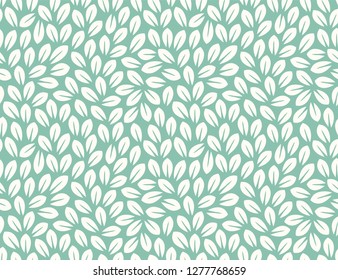 Leaves Pattern. Endless Background. Seamless