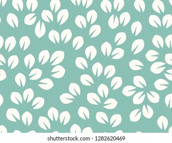 Leaves Pattern Endless Background Seamless Stock Vector (Royalty Free ...