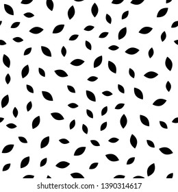 Leaves Pattern. Floral seamless pattern for wrapping, fabric, paper and wallpaper. Endless Background