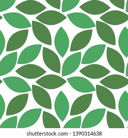 Leaves Pattern. Floral seamless pattern for wrapping, fabric, paper and wallpaper. Endless Background