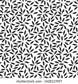Leaves Pattern. Floral seamless pattern for wrapping, fabric, paper and wallpaper. Endless Background.