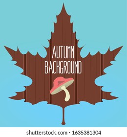 Leaves pattern. Foliage wallpaper. Autumn background illustration - Vector