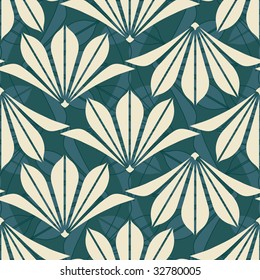 leaves pattern in modern style