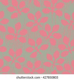 Leaves pattern seamless background tile
