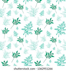 Leaves Pattern Seamless eye catching modern