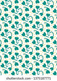 leaves pattern vector background