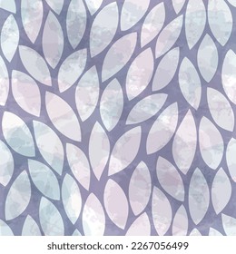 Leaves Pattern. Watercolor leaves seamless vector background, jungle print textured
