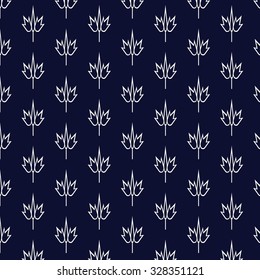 Leaves patterns design for background or wallpaper.